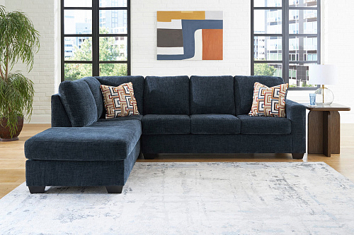 Aviemore - модульный диван из 2-х частей (левый, синий)